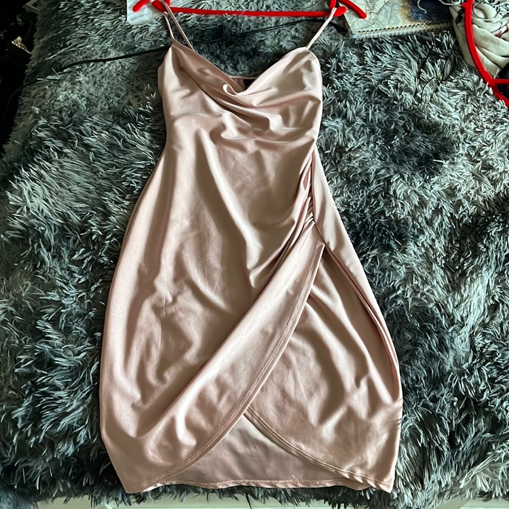 Windsor Silky pink homecoming dress-Size-Small